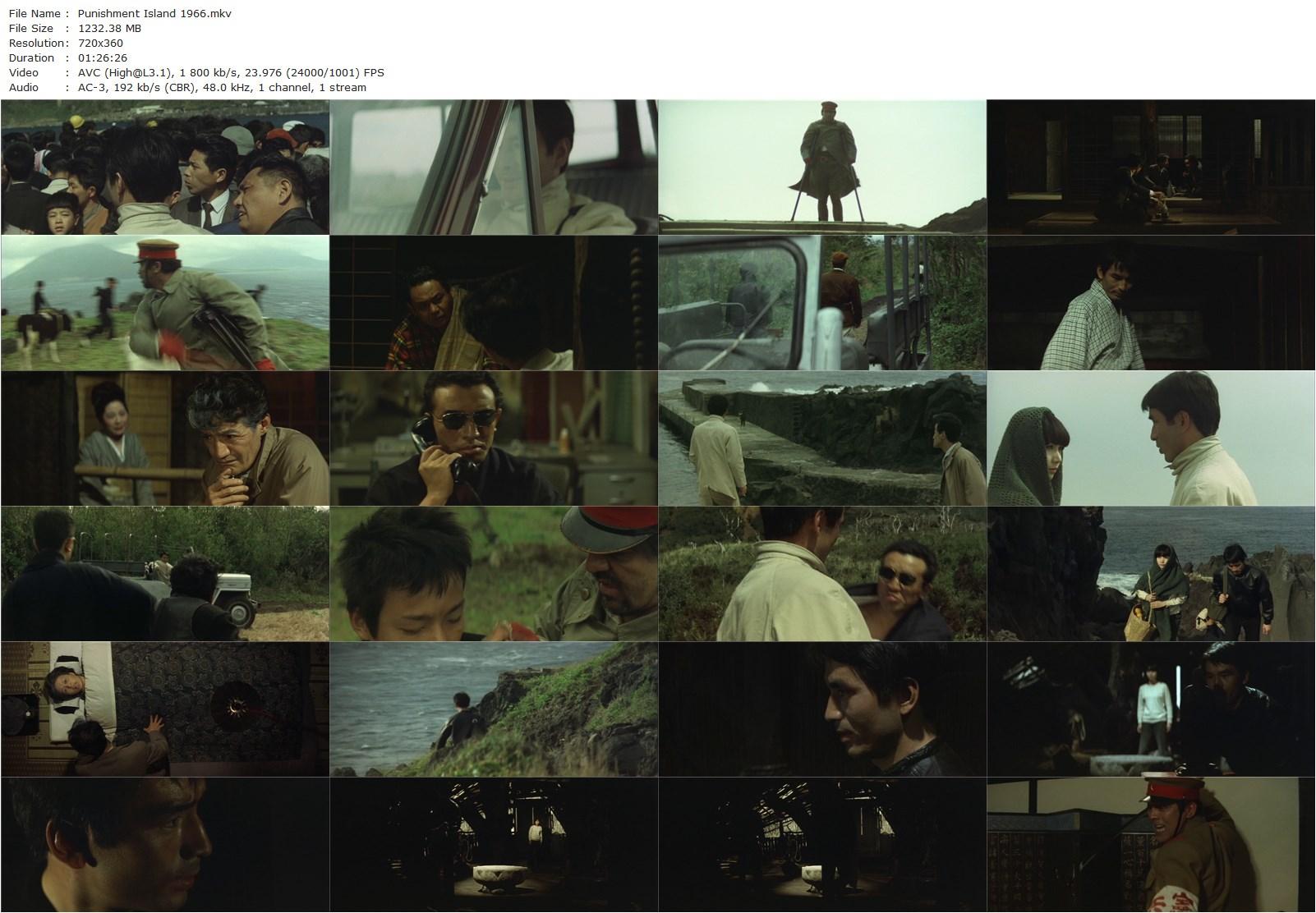 Punishment Island / Shokei no shima (1966)-poster