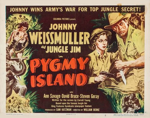 Pygmy Island (1950) William Berke, Johnny Weissmuller, Ann Savage, David Bruce