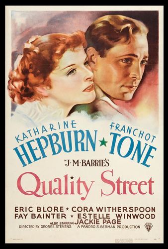 Quality Street (1937) George Stevens, Katharine Hepburn, Franchot Tone, Eric Blore