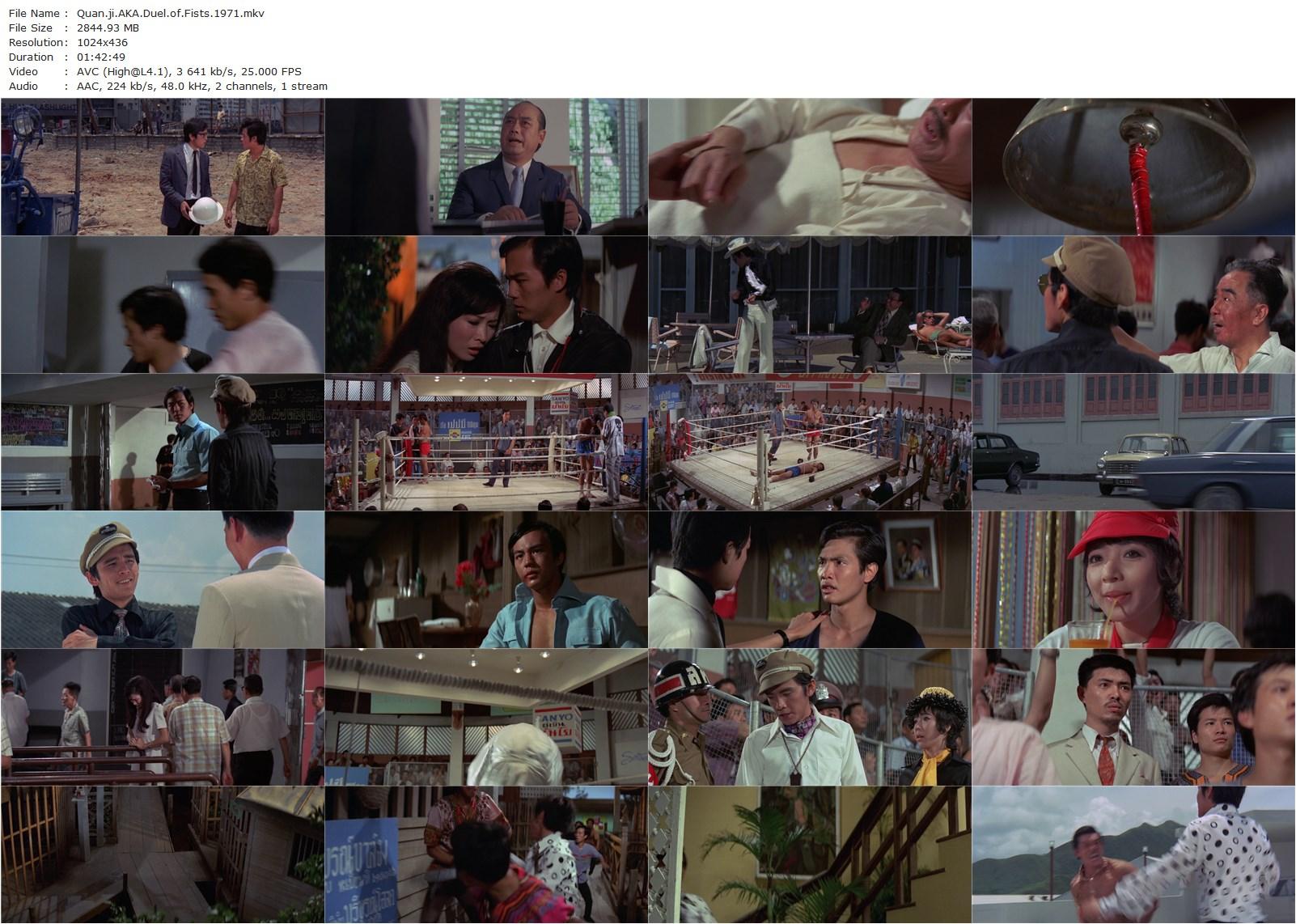 Quan ji / Duel of Fists (1971) Cheh Chang, David Chiang, Lung Ti, Li Ching-poster