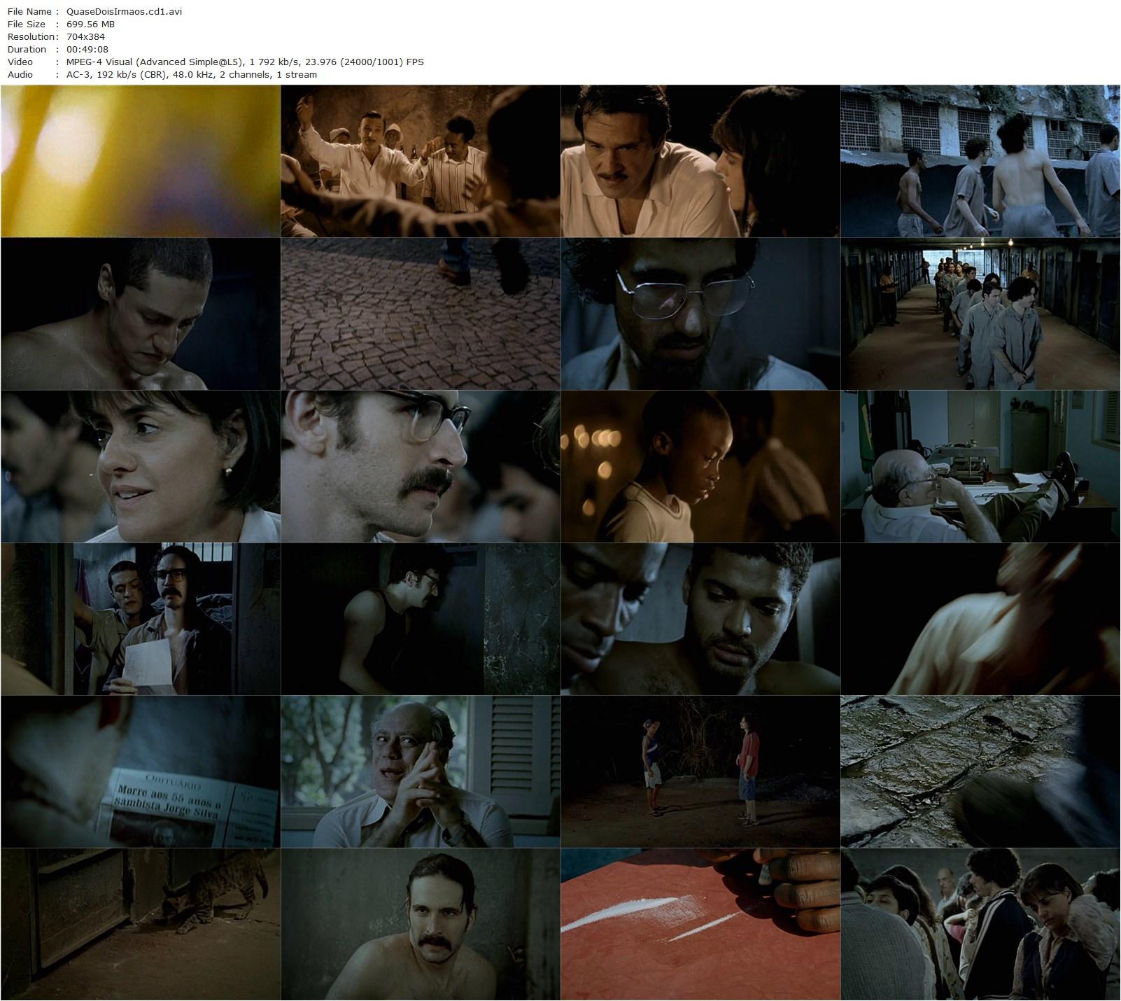 Almost Brothers AKA Quase Dois Irmãos (2004) Lúcia Murat, Caco Ciocler, Flavio Bauraqui, Werner Schünemann-poster