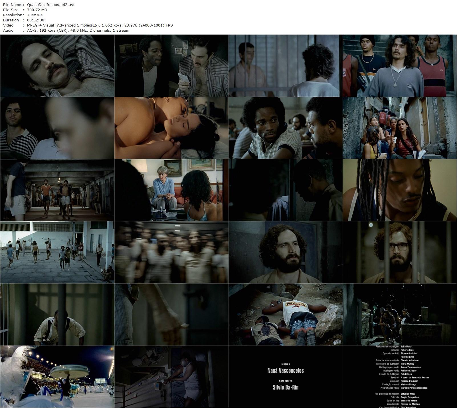 Almost Brothers AKA Quase Dois Irmãos (2004) Lúcia Murat, Caco Ciocler, Flavio Bauraqui, Werner Schünemann-poster