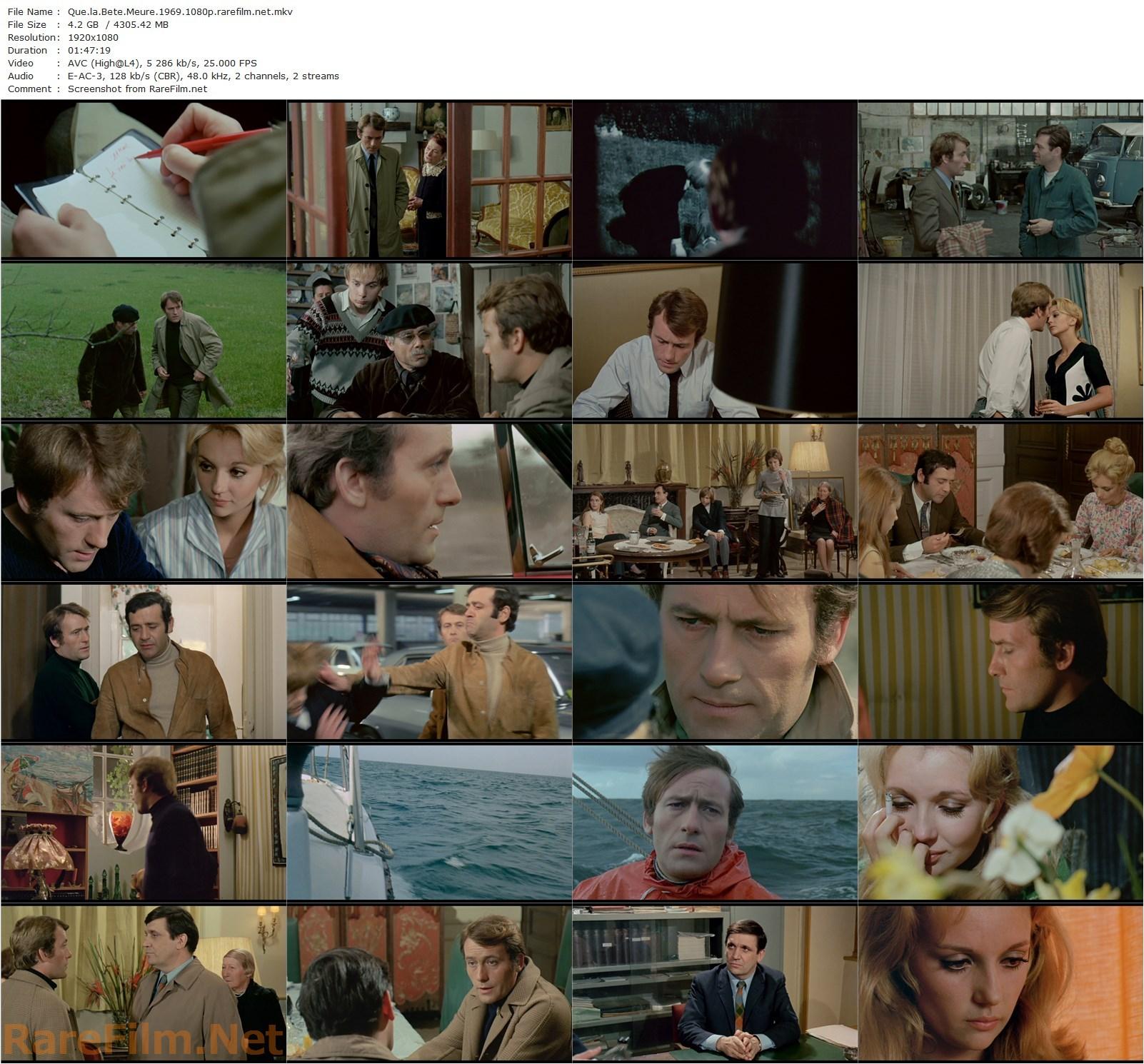 The Beast Must Die / Que la bête meure (1969) Claude Chabrol, Michel Duchaussoy, Caroline Cellier, Jean Yanne-poster