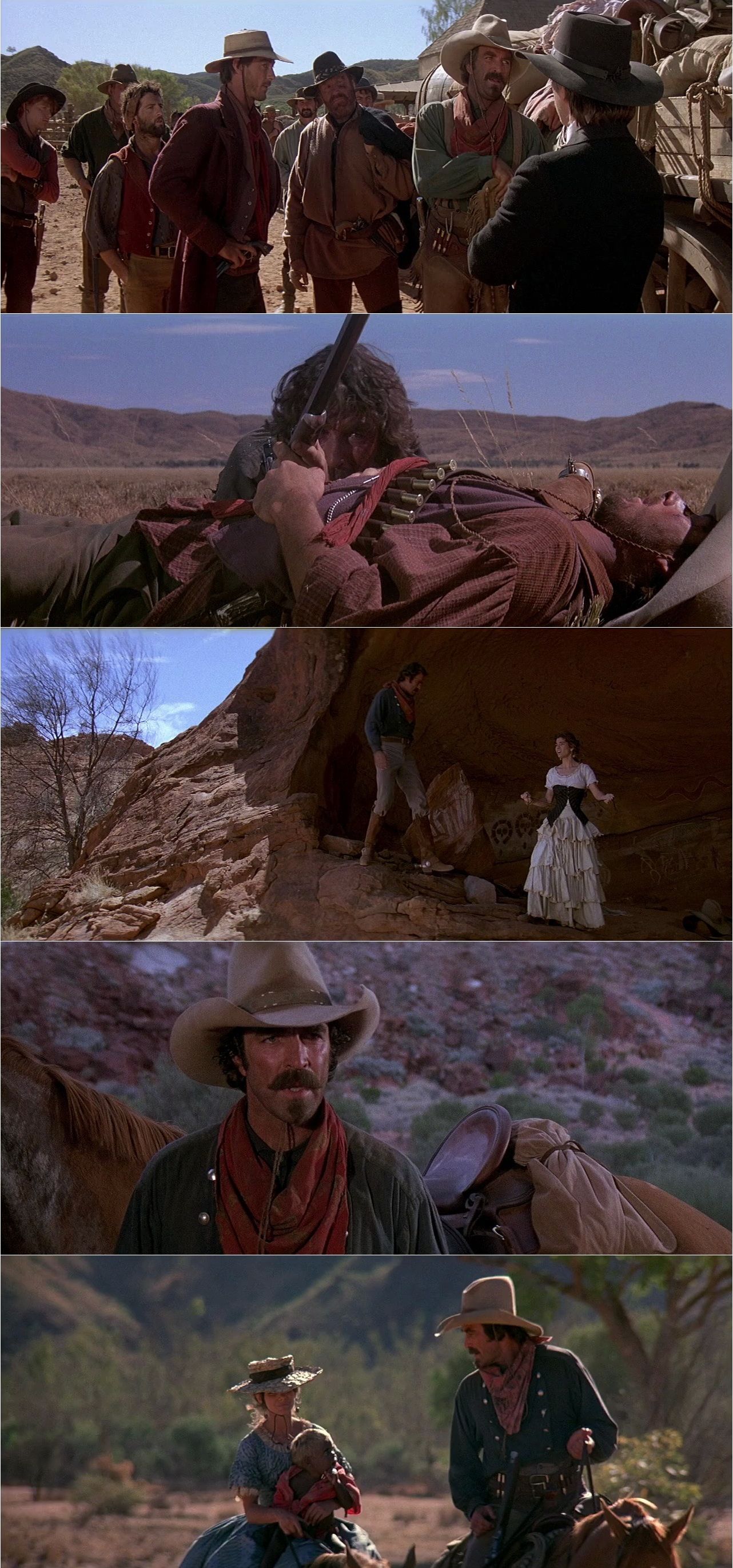 Quigley Down Under (1990) Simon Wincer, Tom Selleck, Laura San Giacomo, Alan Rickman-poster