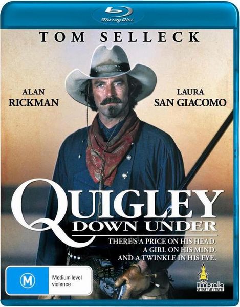 Quigley Down Under (1990) Simon Wincer, Tom Selleck, Laura San Giacomo, Alan Rickman