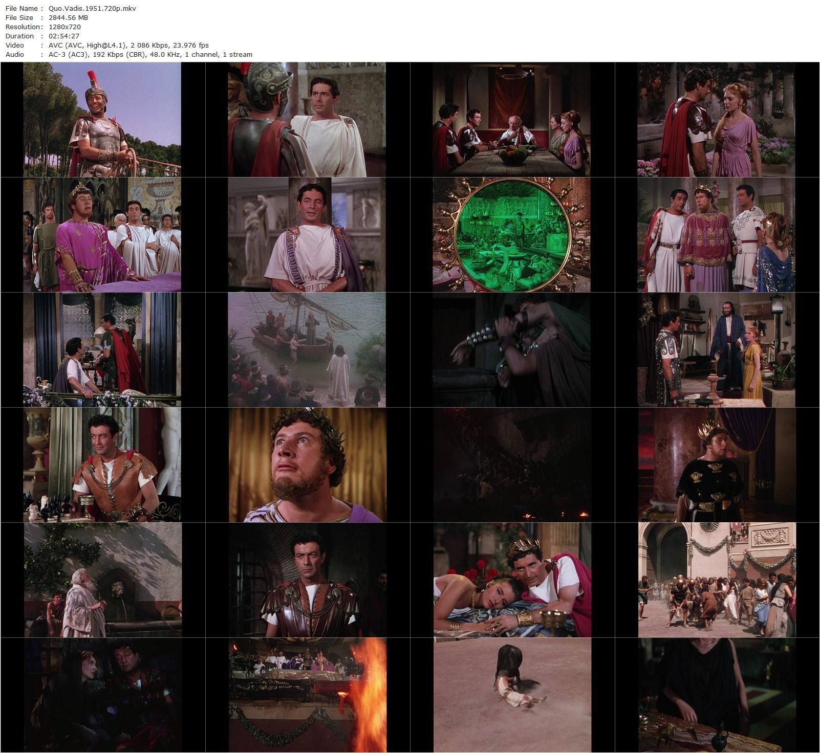 Quo Vadis (1951) Mervyn LeRoy, Anthony Mann, Robert Taylor, Deborah Kerr, Leo Genn-poster