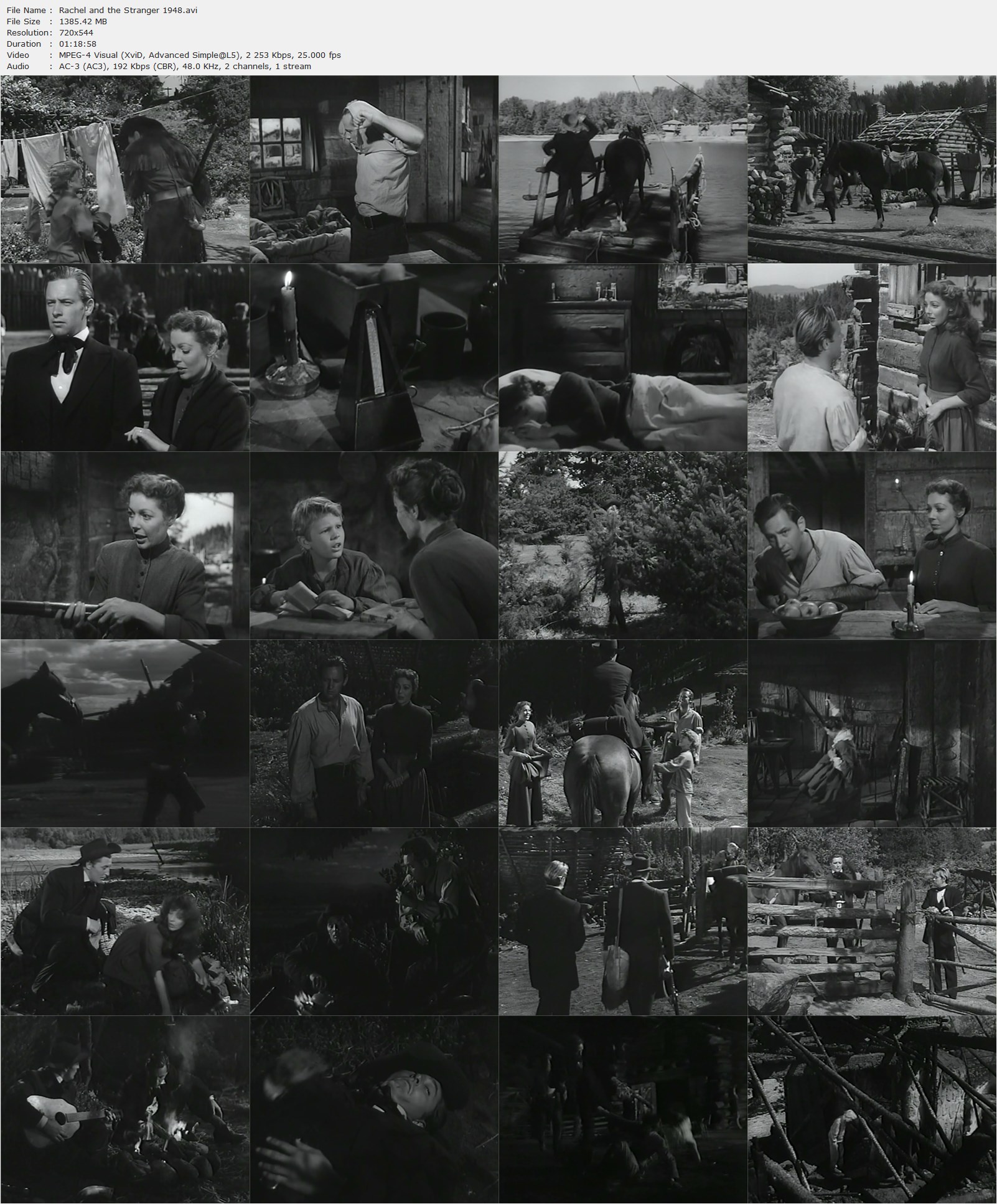 Rachel and the Stranger (1948) Norman Foster-poster