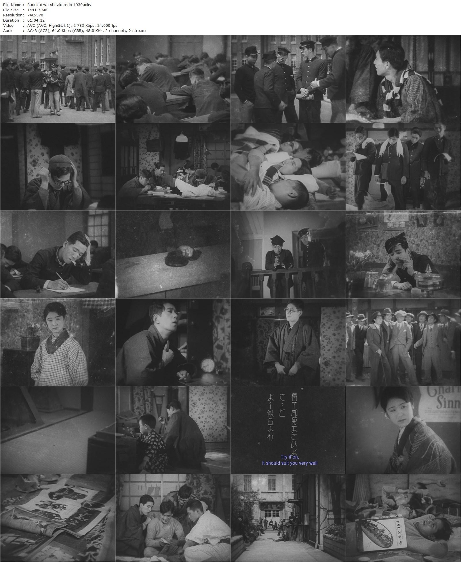 I Flunked, But… (1930) Yasujirô Ozu, Tatsuo Saitô, Kaoru Futaba, Kinuyo Tanaka-poster