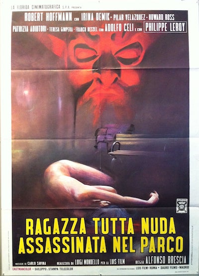 Alfonso Brescia – Ragazza tutta nuda assassinata nel parco AKA Naked Girl Murdered in the Park (1972)