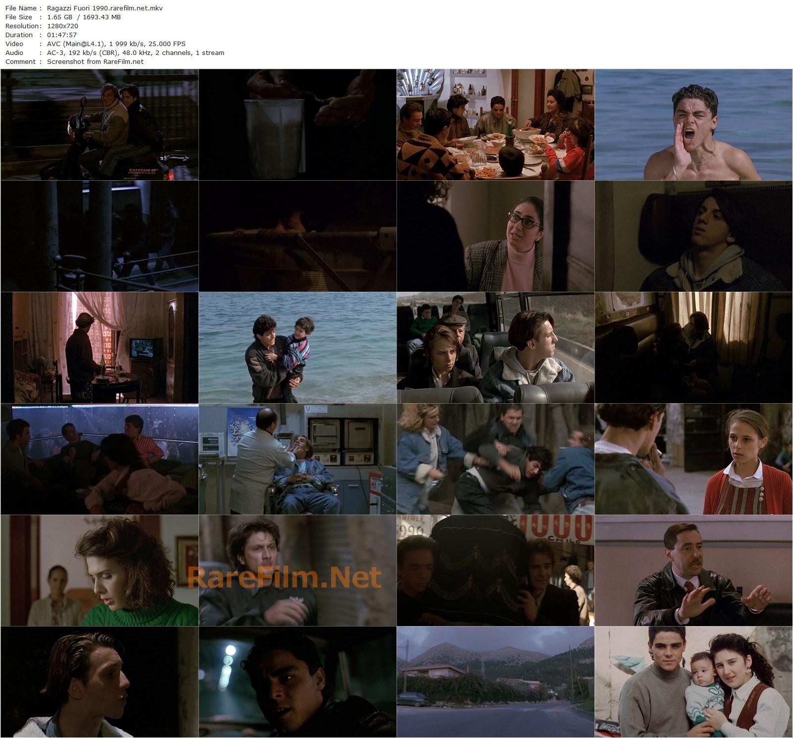 Boys on the Outside / Ragazzi fuori (1990) Marco Risi, Francesco Benigno, Alessandra Di Sanzo, Roberto Mariano-poster