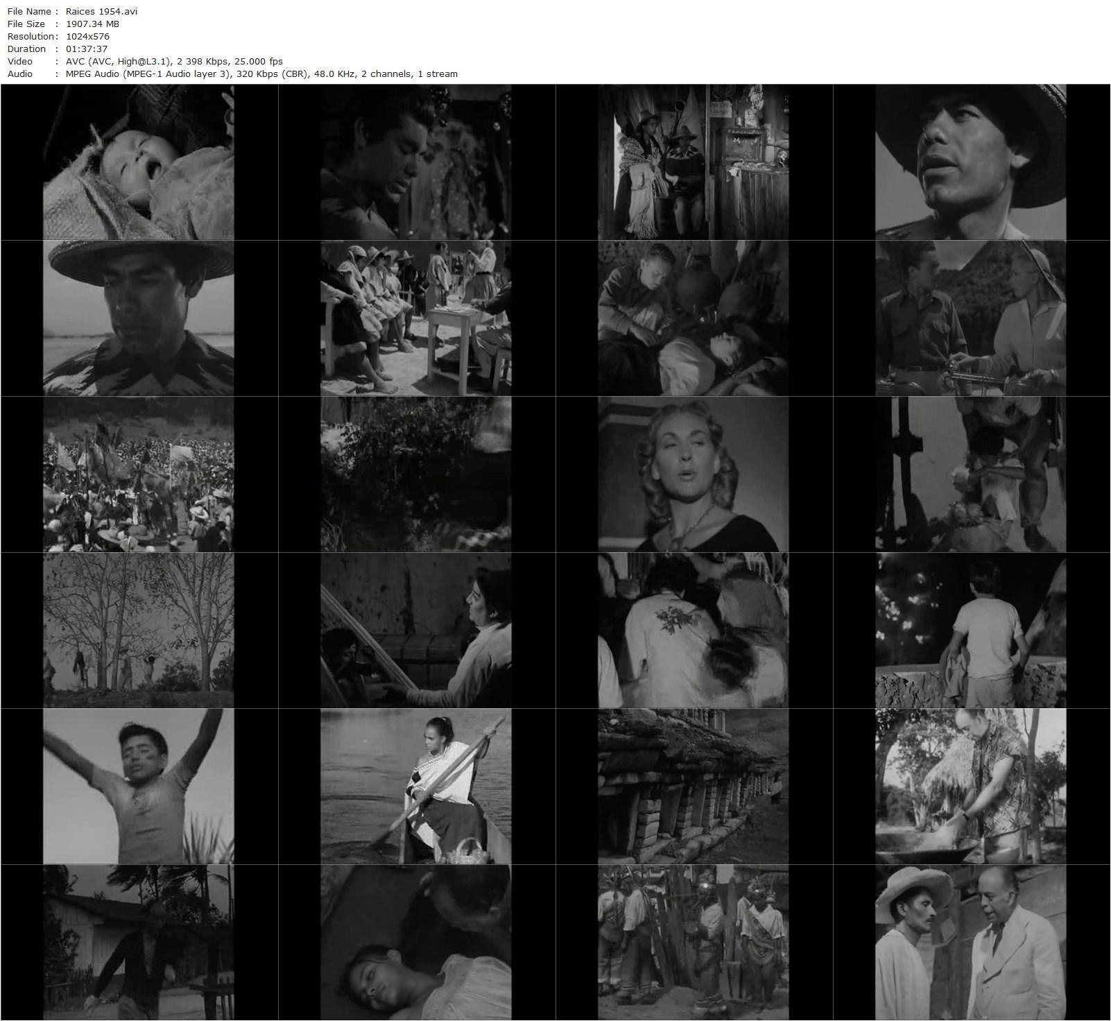 Roots / Raíces (1954) Benito Alazraki, Beatriz Flores, Juan de la Cruz, Juan Cano-poster