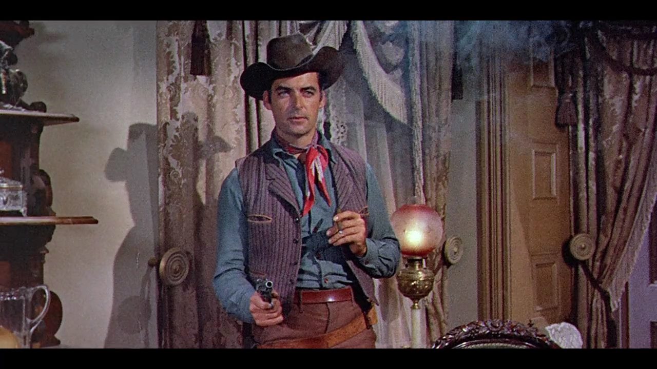 Raw Edge (1956) John Sherwood, Rory Calhoun, Yvonne De Carlo, Mara Corday-poster