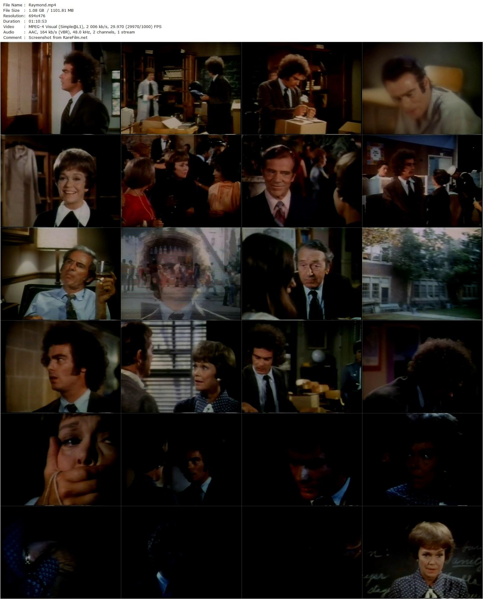 The Failing of Raymond (1971) Boris Sagal-poster