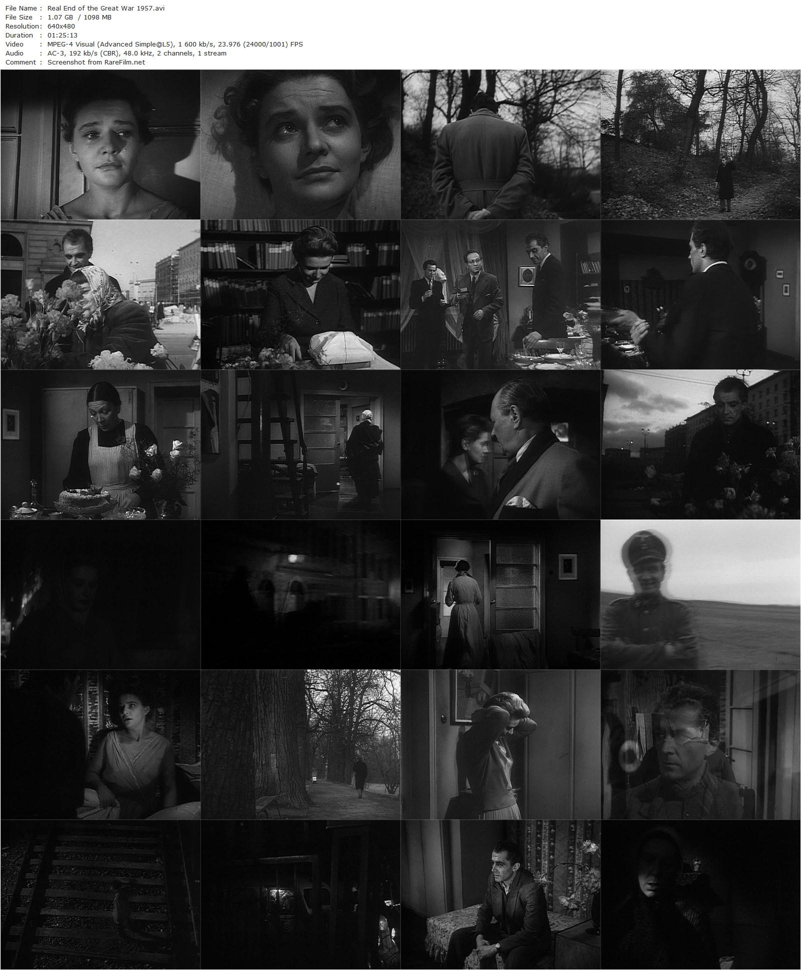 Prawdziwy koniec wielkiej wojny / Real End of the Great War (1957) Jerzy Kawalerowicz, Lucyna Winnicka, Roland Glowacki, Andrzej Szalawski-poster