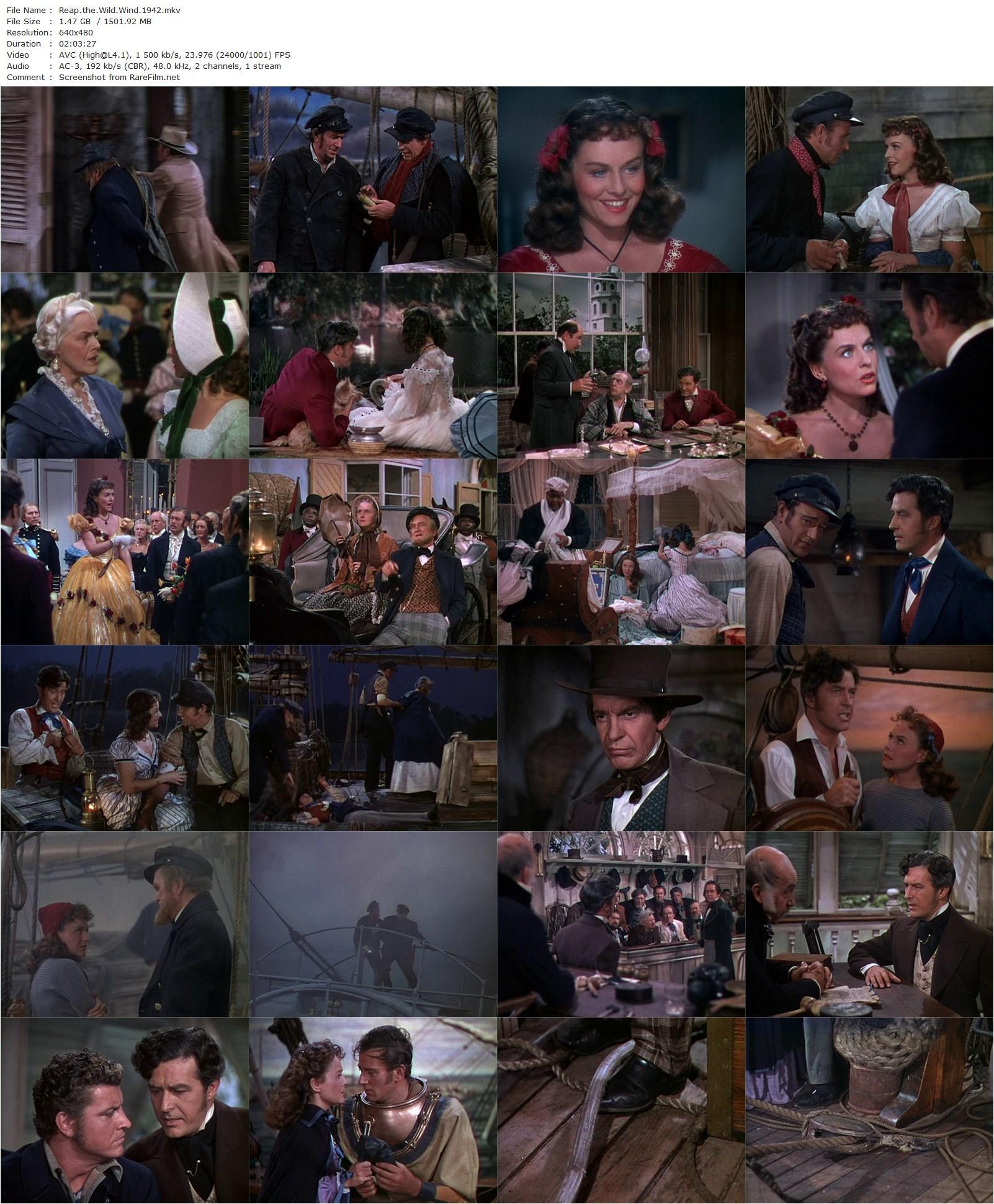 Reap the Wild Wind (1942) Cecil B. DeMille, Ray Milland-poster