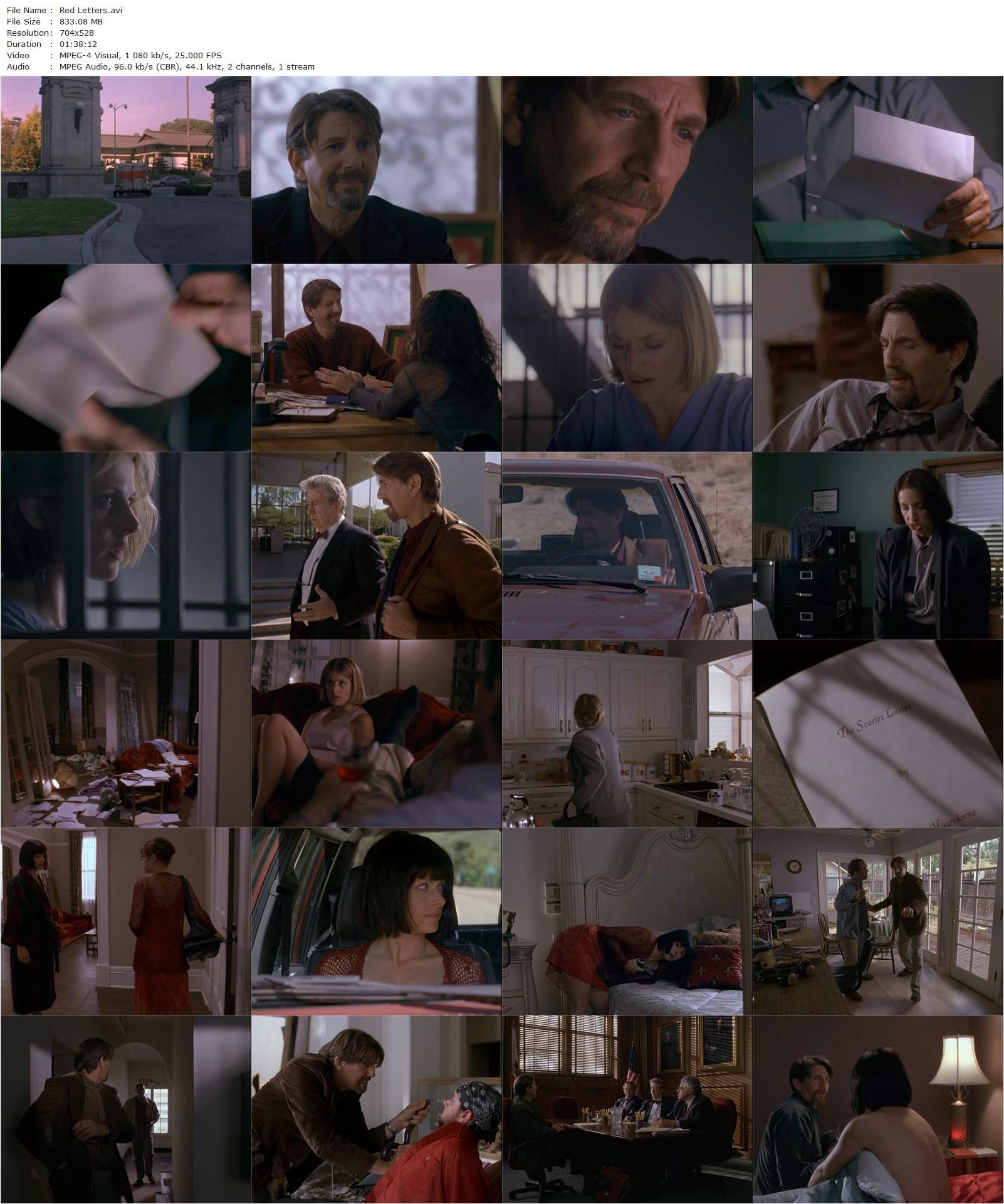 Red Letters (2000) Bradley Battersby, Peter Coyote, Nastassja Kinski, Fairuza Balk-poster