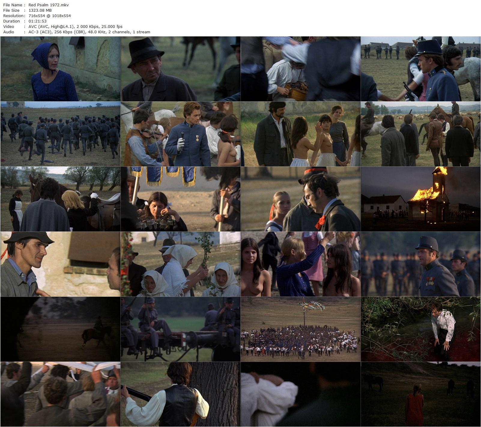 Red Psalm (1972) Miklós Jancsó, Andrea Drahota, Gyöngyi Bürös, Erzsi Cserhalmi-poster