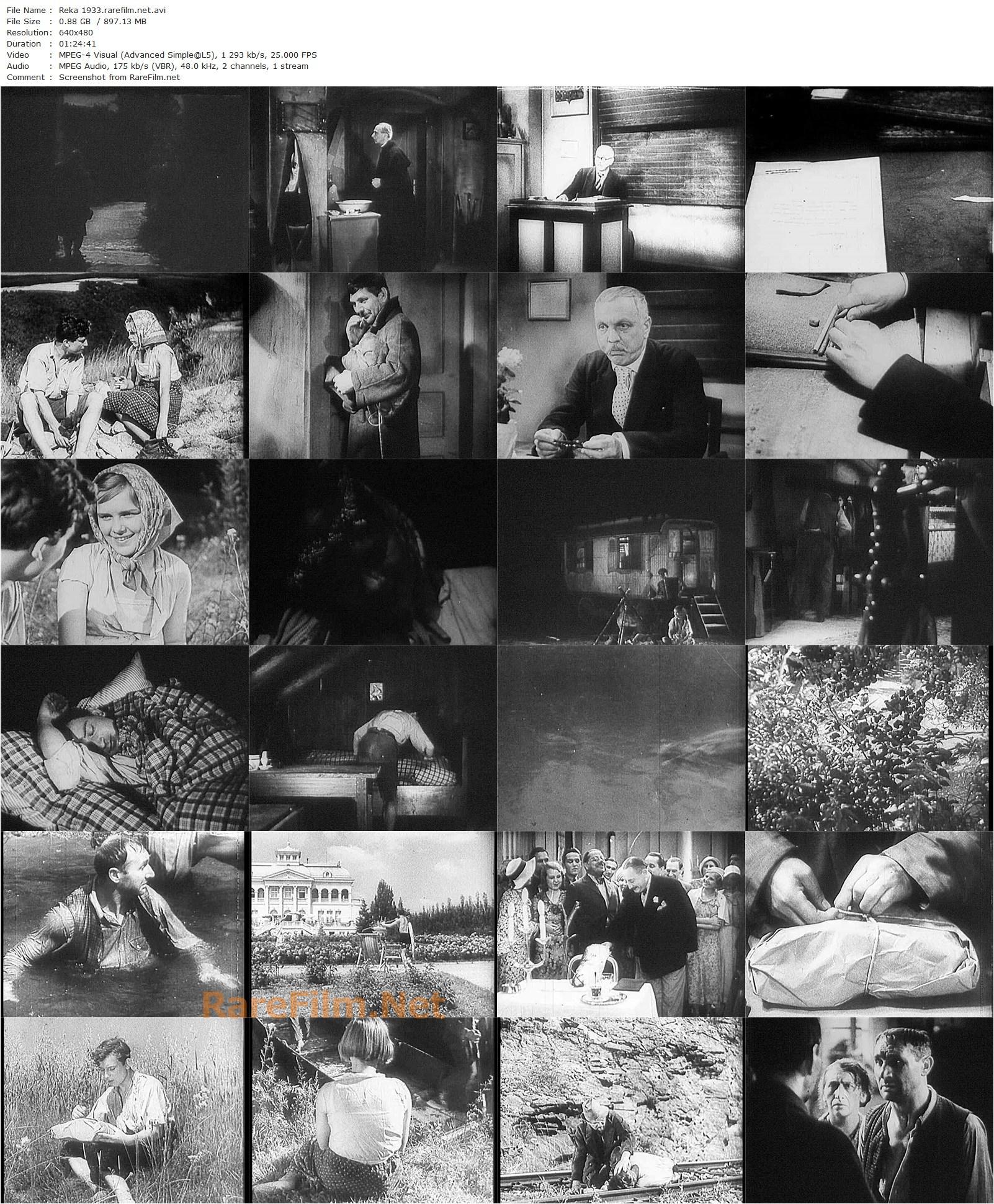 The River / Reka (1933) Josef Rovenský, Jarmila Beránková, Vasa Jalovec, Jaroslav Vojta-poster