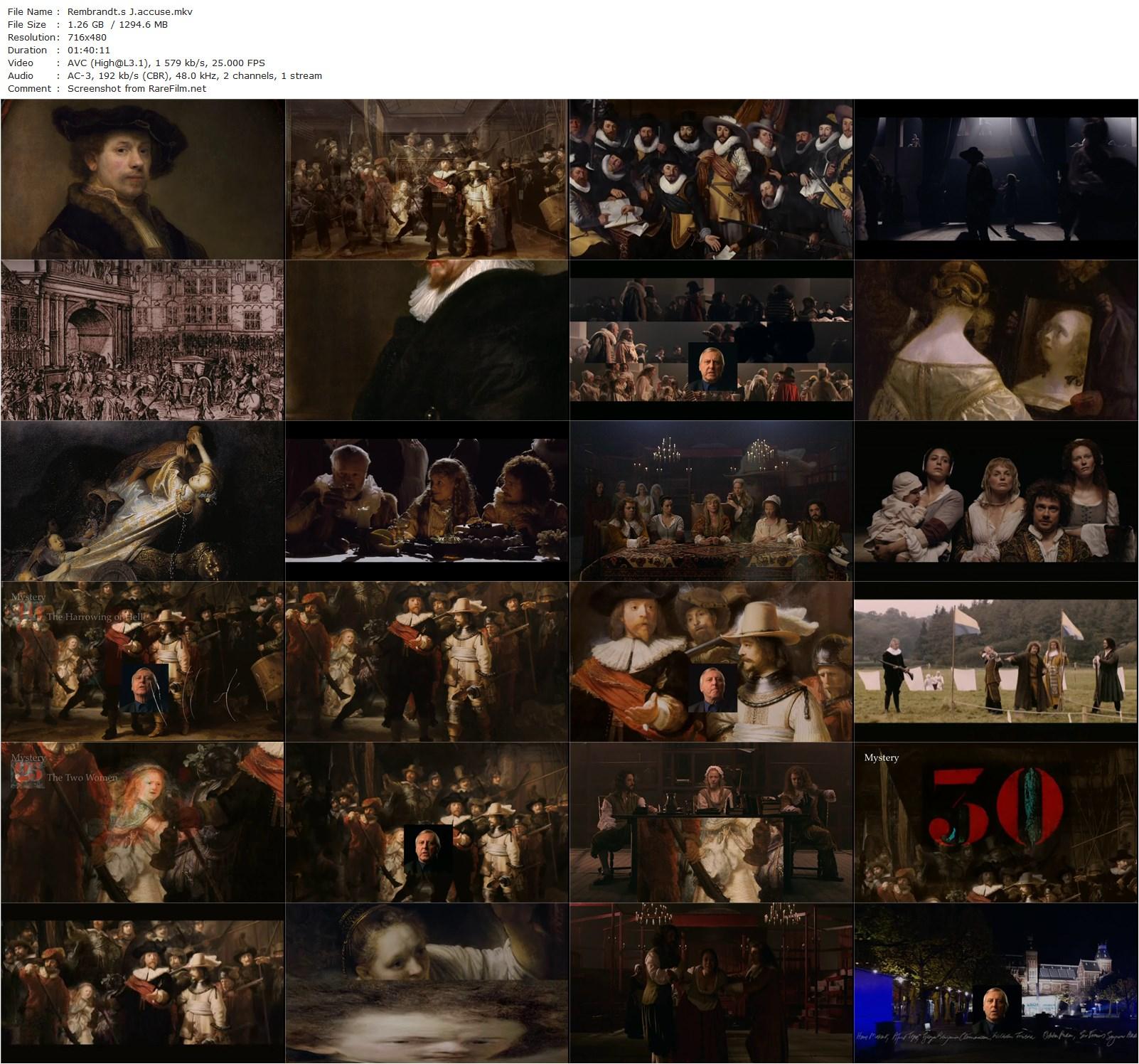 Rembrandt’s J’Accuse…! (2008) Peter Greenaway-poster