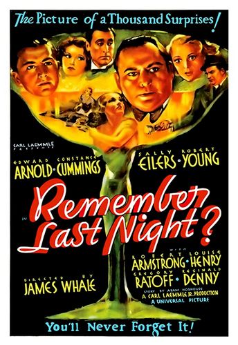 Remember Last Night? (1935) James Whale, Edward Arnold, Robert Young, Constance Cummings