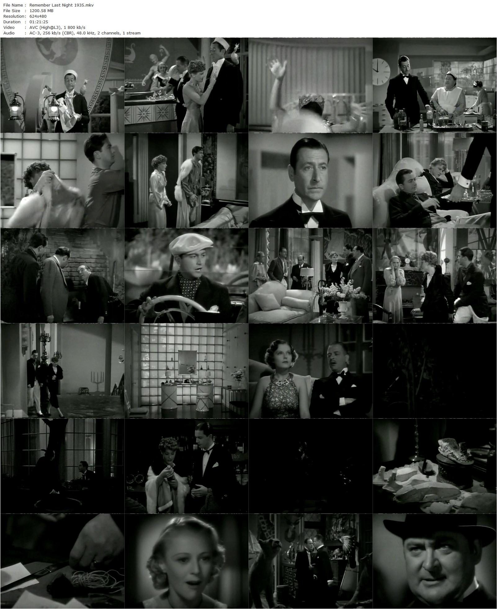 Remember Last Night? (1935) James Whale, Edward Arnold, Robert Young, Constance Cummings-poster