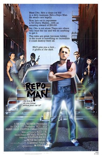 Repo Man (1984) Alex Cox, Harry Dean Stanton, Emilio Estevez, Tracey Walter
