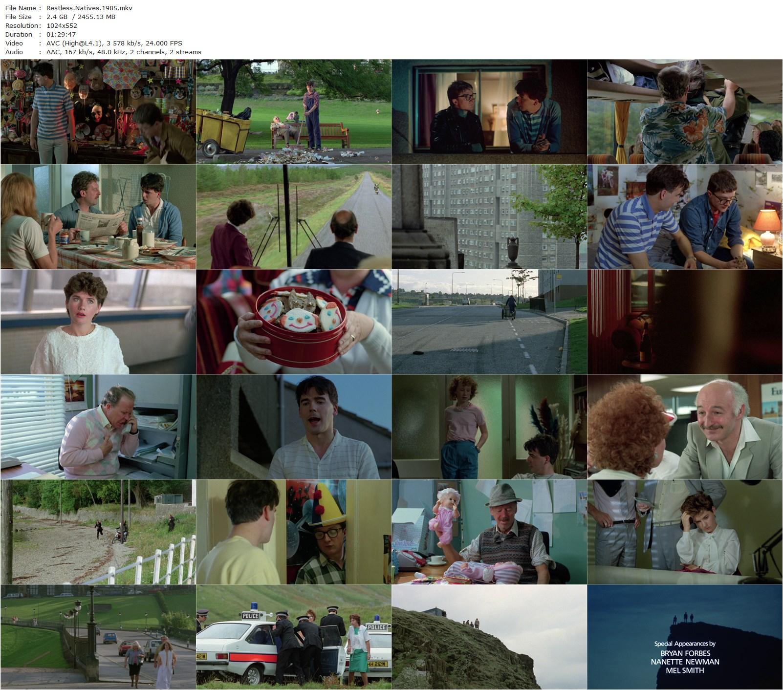 Restless Natives (1985) Michael Hoffman-poster