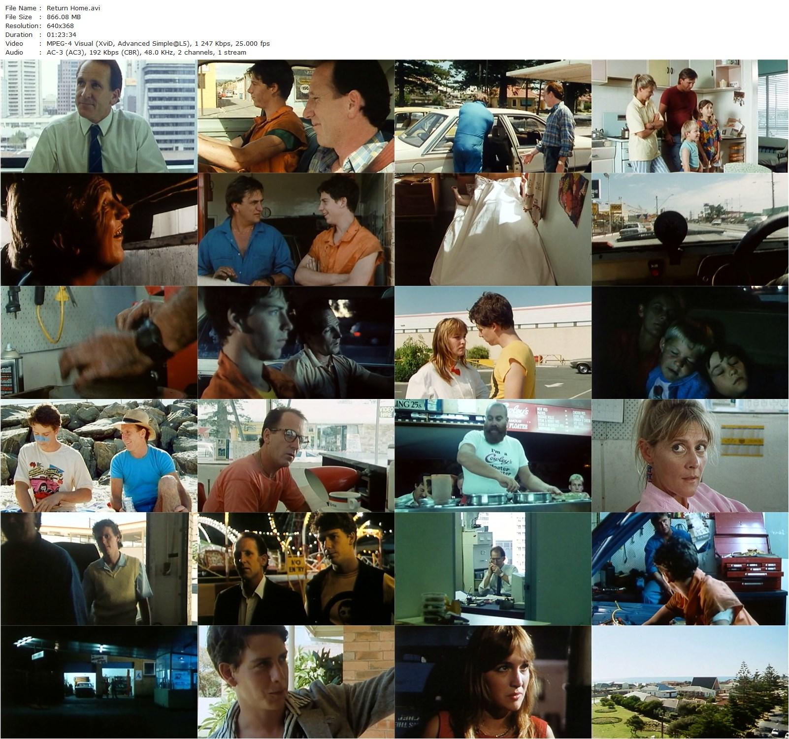 Return Home (1990) Ray Argall, Dennis Coard-poster