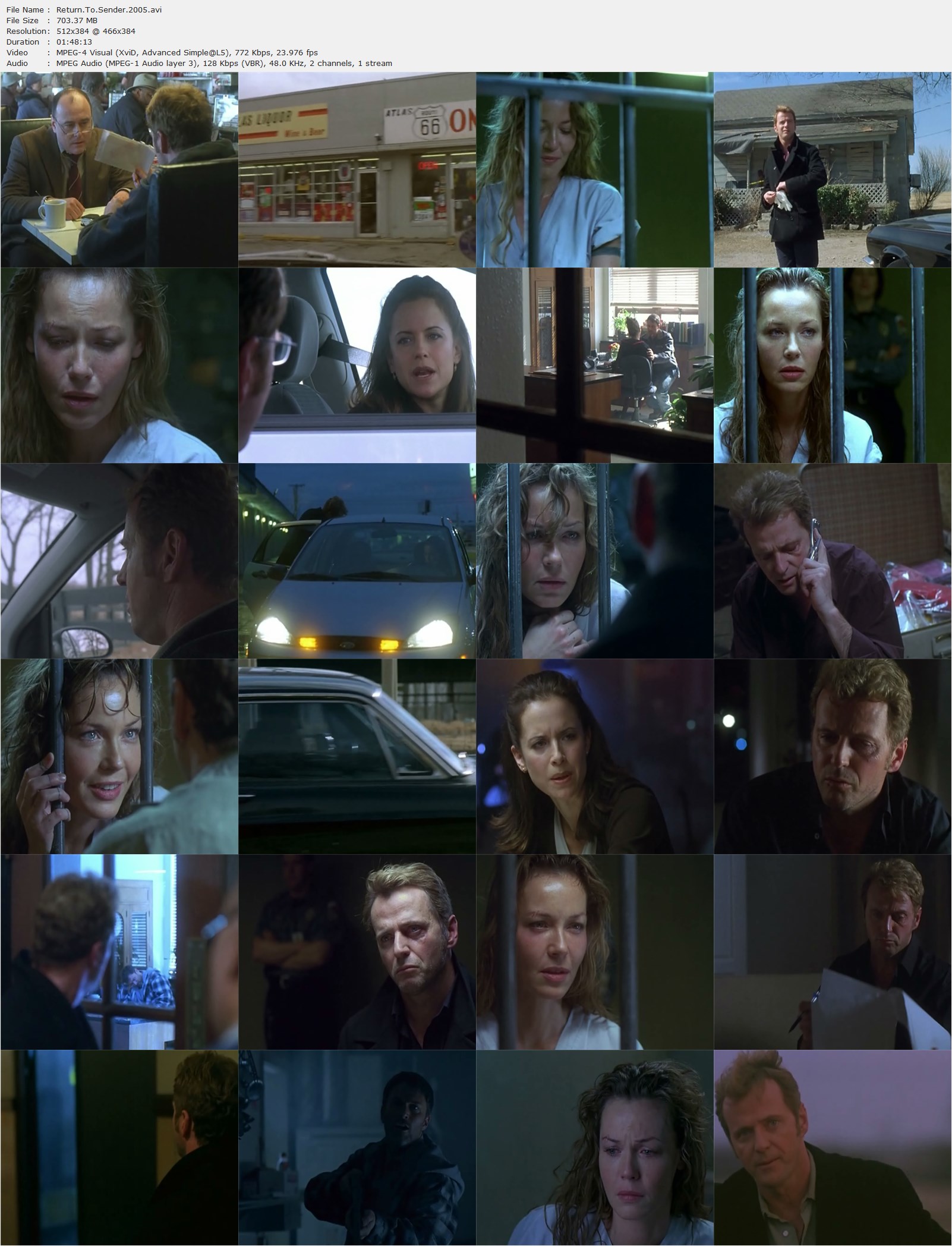 Return to Sender (2004) Bille August, Connie Nielsen, Aidan Quinn, Kelly Preston-poster