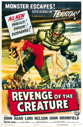 Revenge of the Creature (1955) Jack Arnold, John Agar, Lori Nelson, John Bromfield