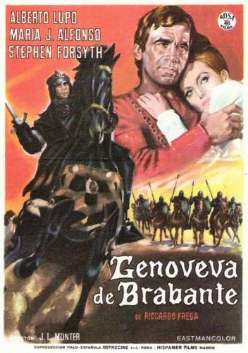 The Revenge of the Crusader AKA Genoveffa di Brabante (1964) José Luis Monter, María José Alfonso, Alberto Lupo, Stephen Forsyth