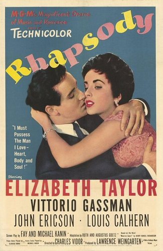 Rhapsody (1954) Charles Vidor, Elizabeth Taylor, Vittorio Gassman, John Ericson