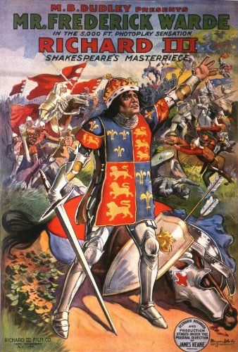 Richard III (1912) André Calmettes, James Keane, Robert Gemp, Frederick Warde, Albert Gardner