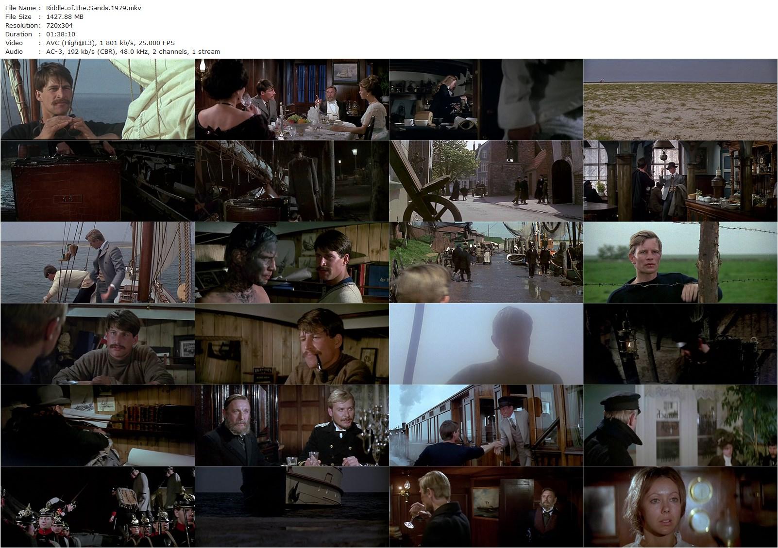 The Riddle of the Sands (1979) Tony Maylam, Michael York, Jenny Agutter, Simon MacCorkindale-poster