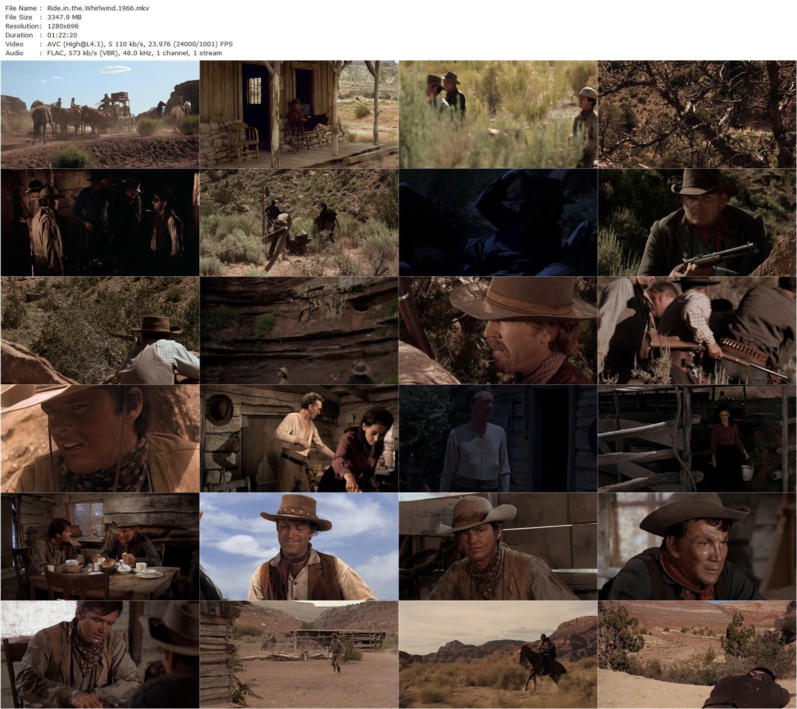 Ride in the Whirlwind (1966) Monte Hellman, Jack Nicholson, Cameron Mitchell, Millie Perkins-poster