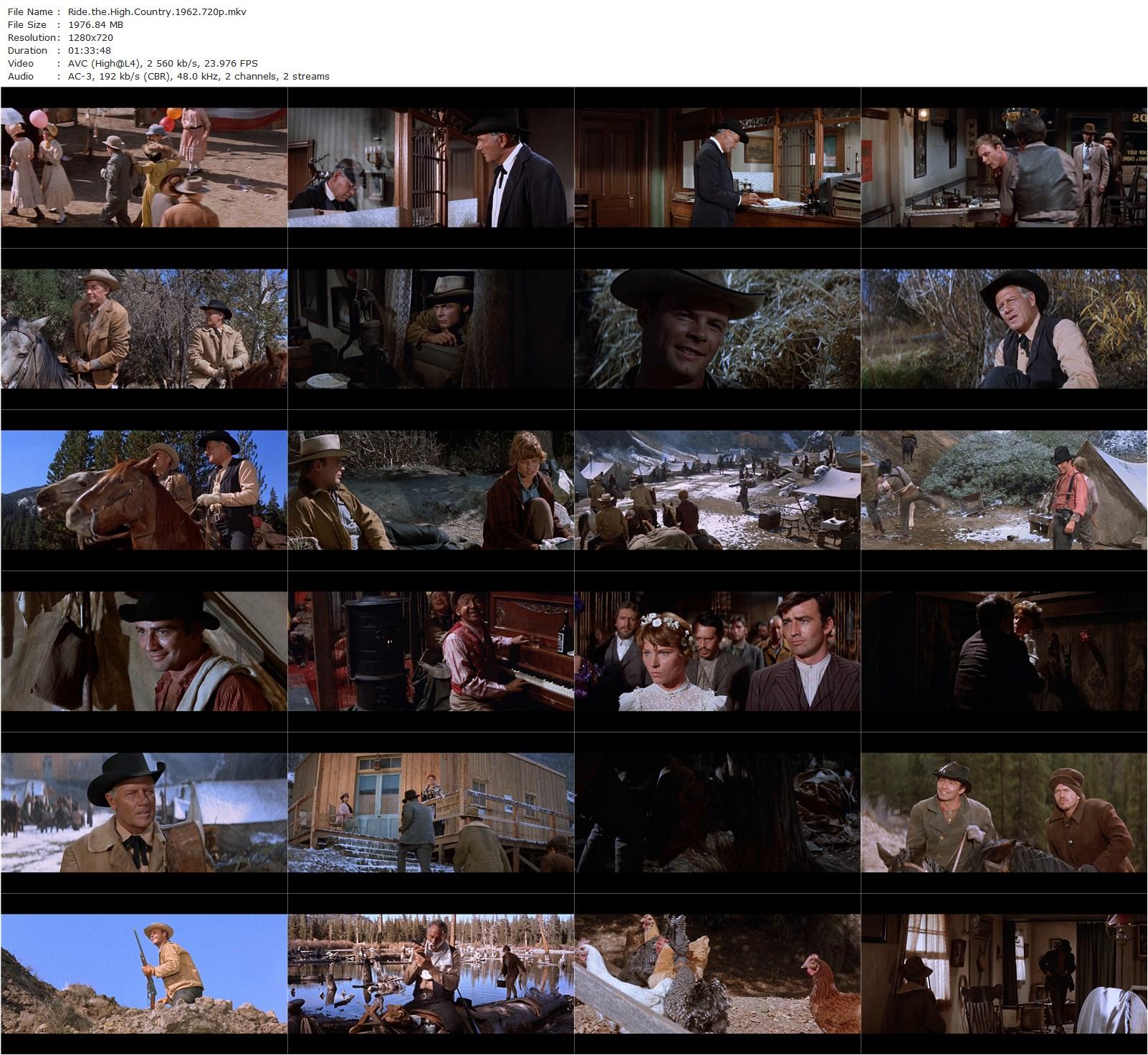 Ride the High Country (1962) Sam Peckinpah-poster