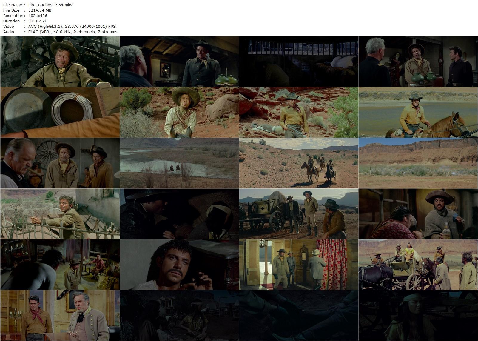 Rio Conchos (1964) Gordon Douglas, Richard Boone, Stuart Whitman, Anthony Franciosa-poster