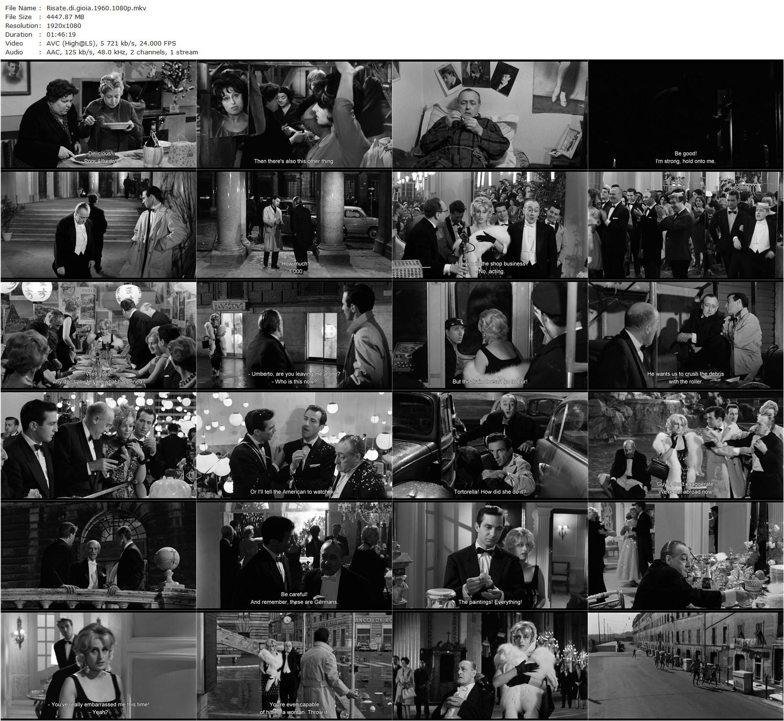 The Passionate Thief / Risate di gioia (1960) Mario Monicelli, Anna Magnani, Totò, Ben Gazzara-poster