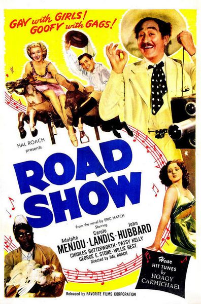 Road Show (1941) Hal Roach, Adolphe Menjou, Carole Landis, John Hubbard, Comedy, Music