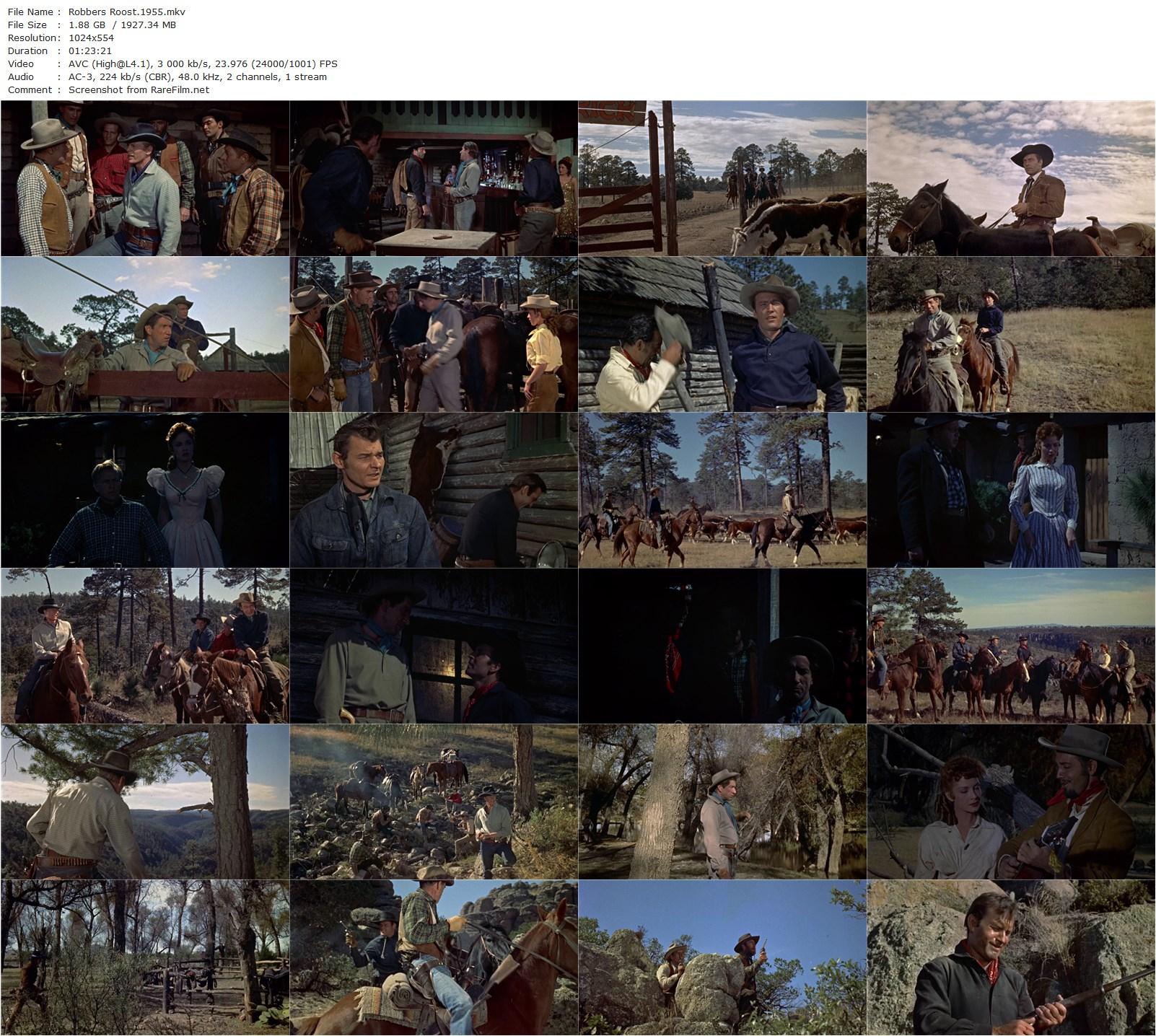 Robbers’ Roost (1955)-poster