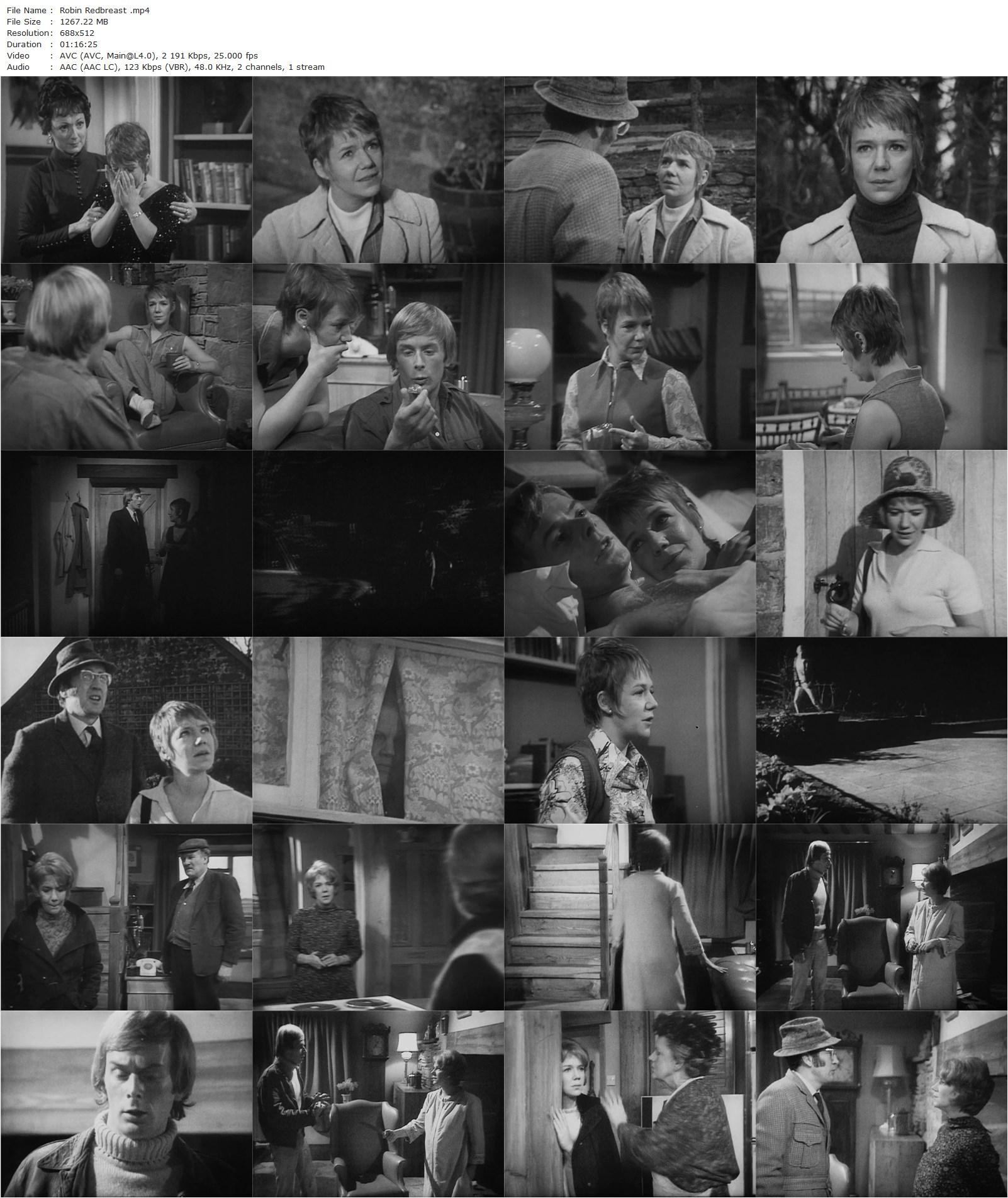 Robin Redbreast (1970) James MacTaggart, Anna Cropper, Amanda Walker, Julian Holloway-poster