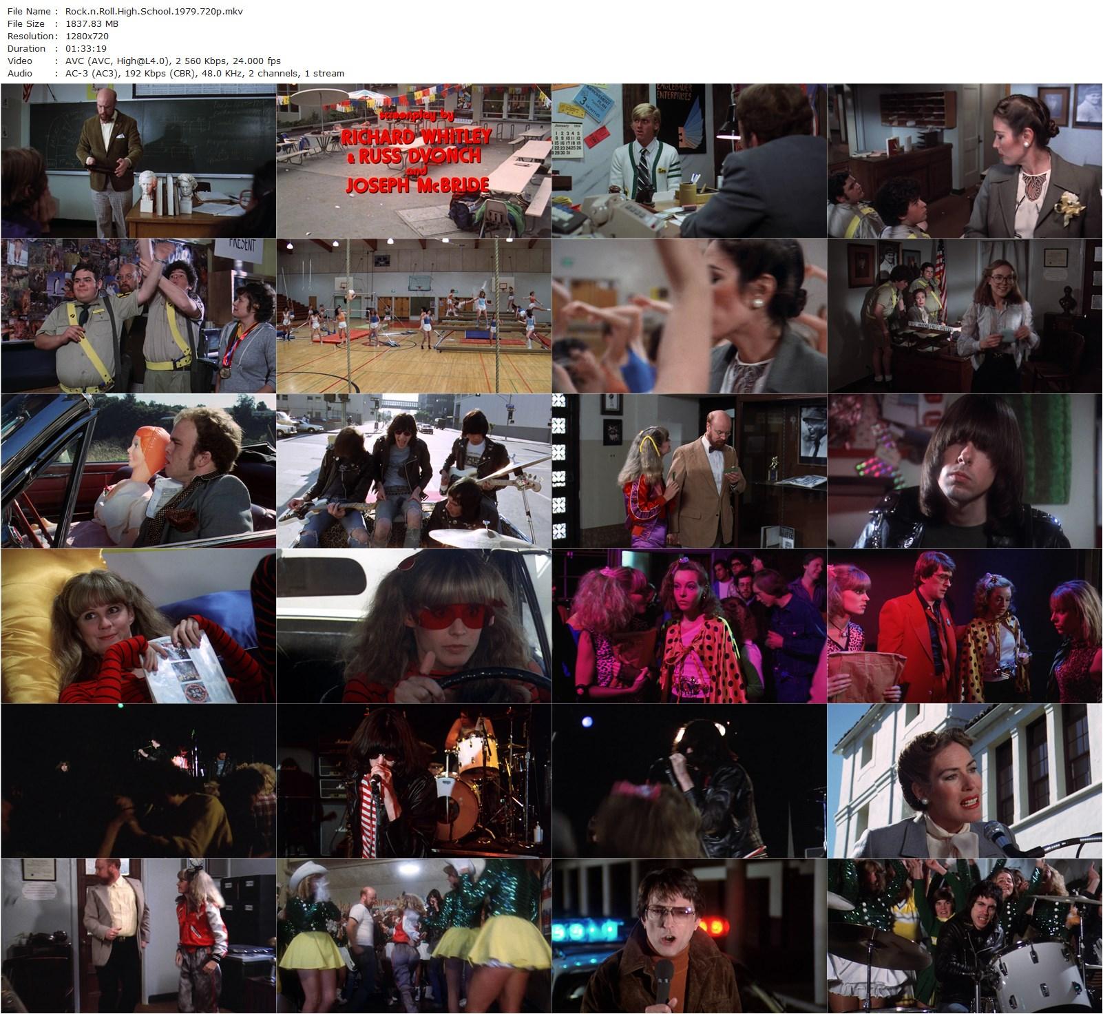 Rock ‘n’ Roll High School (1979) Allan Arkush, Joe Dante, P.J. Soles, Vincent Van Patten, Clint Howard-poster