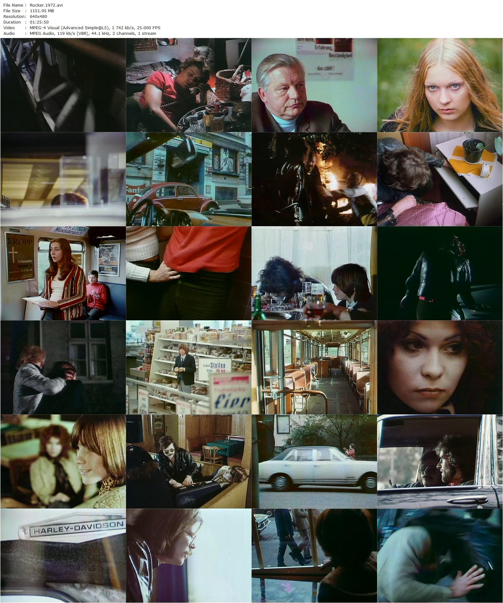 Rocker (1972) Klaus Lemke, Hans-Jürgen Modschiedler, Gerd Kruskopf, Michael-Thomas Krannich-poster