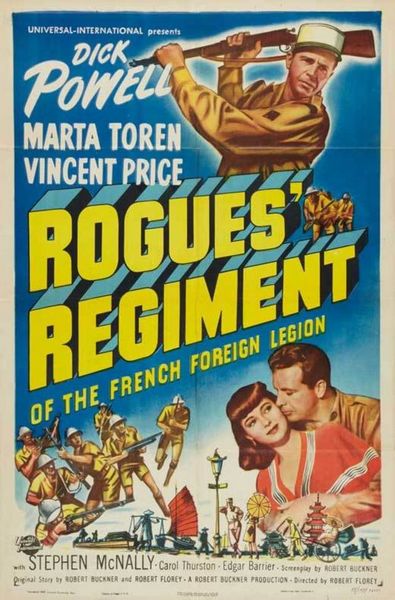 Rogues Regiment (1948) Robert Florey, Dick Powell, Märta Torén, Vincent Price