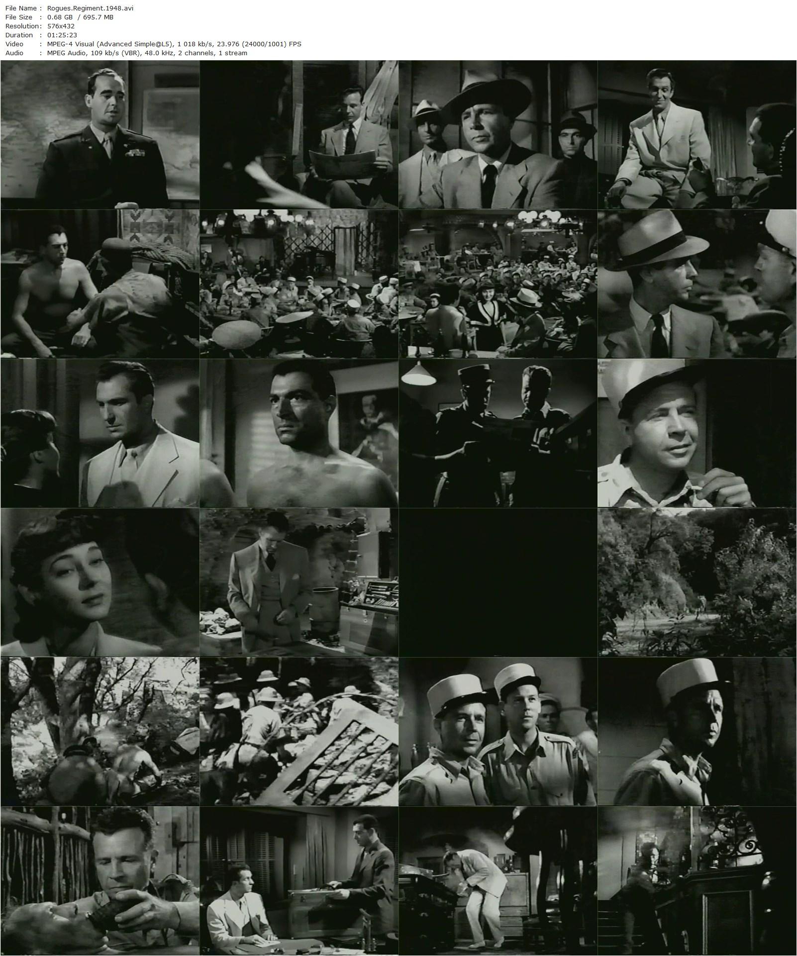 Rogues Regiment (1948) Robert Florey, Dick Powell, Märta Torén, Vincent Price-poster