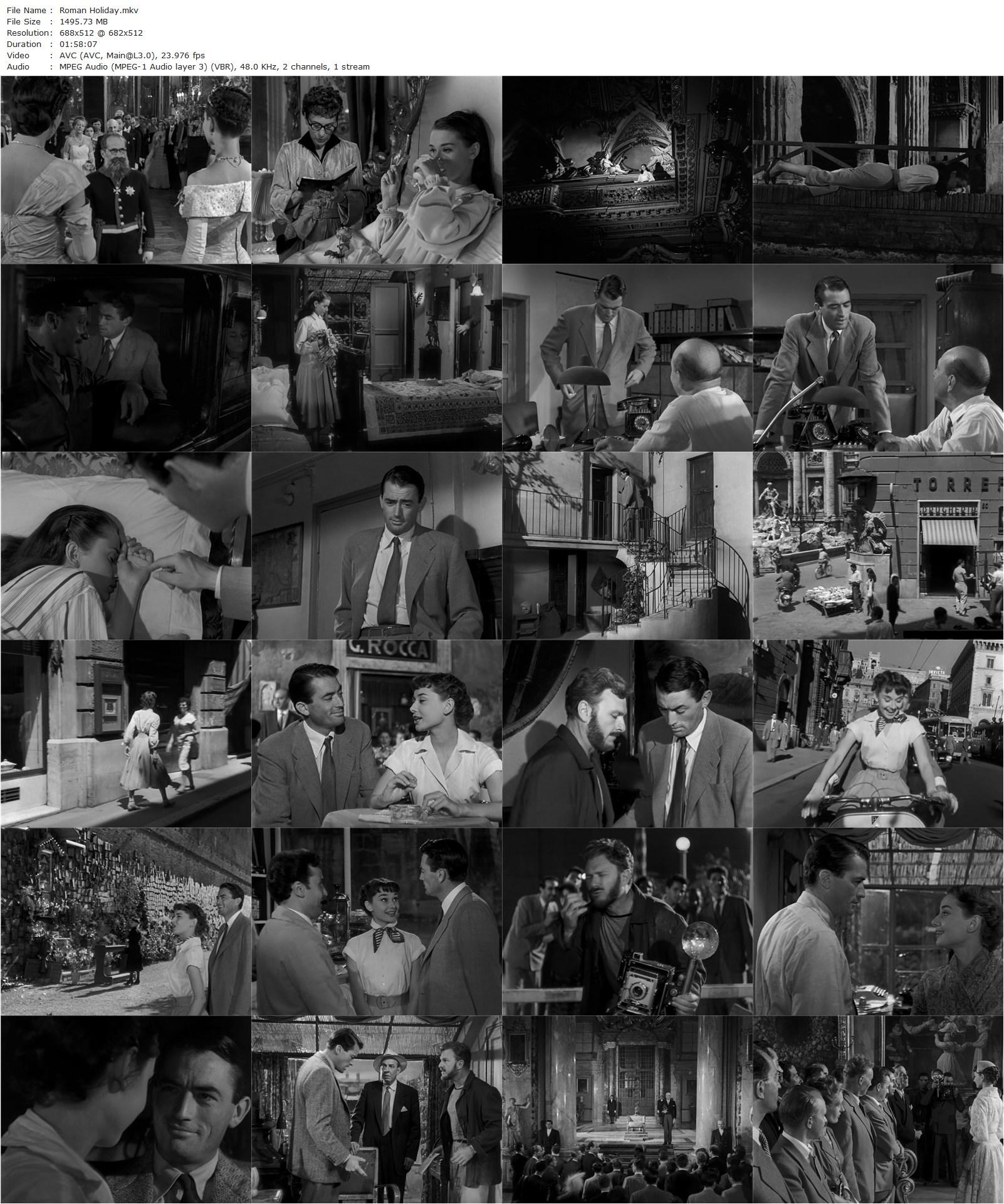 Roman Holiday (1953) William Wyler, Gregory Peck, Audrey Hepburn, Eddie Albert-poster