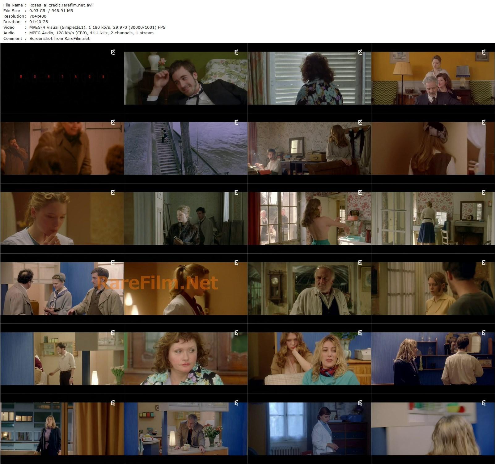 Roses on Credit / Roses à crédit (2010) Amos Gitai, Léa Seydoux, Grégoire Leprince-Ringuet, Catherine Jacob-poster