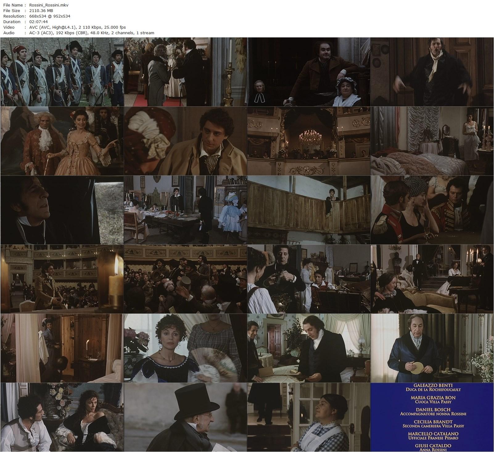 Rossini! Rossini! (1991) Mario Monicelli, Philippe Noiret, Jacqueline Bisset, Sergio Castellitto-poster