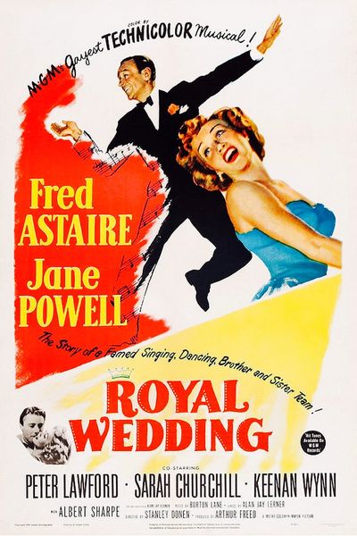 Royal Wedding (1951) Stanley Donen, Fred Astaire, Jane Powell, Peter Lawford