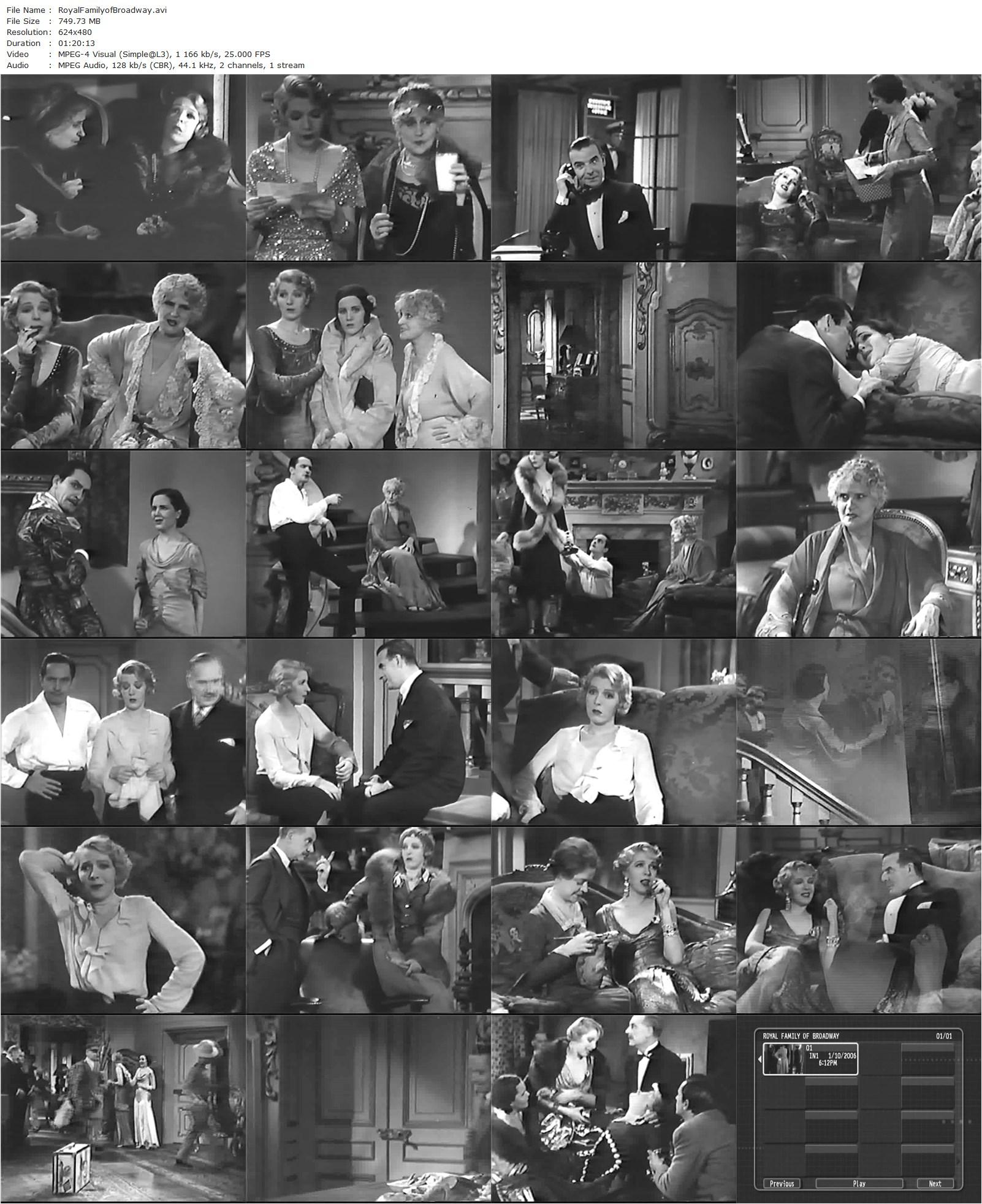 The Royal Family of Broadway (1930) George Cukor, Cyril Gardner, Ina Claire, Fredric March, Mary Brian-poster